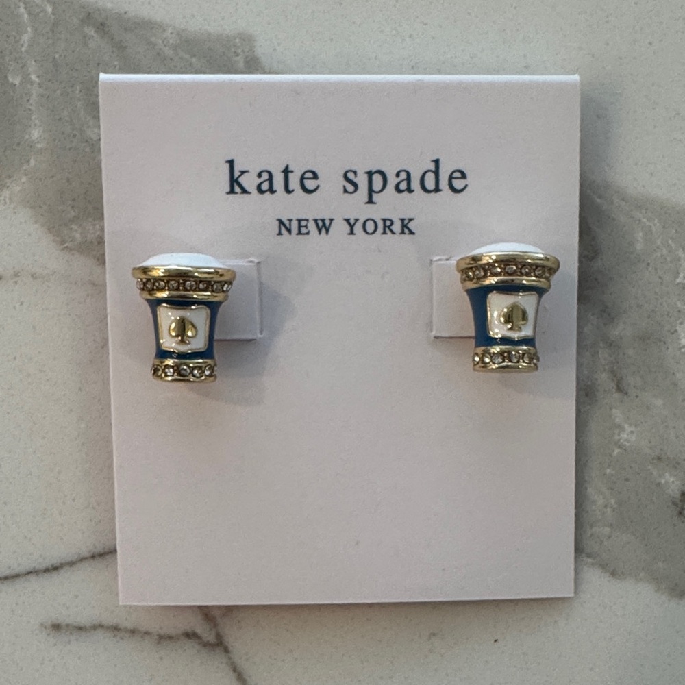 Kate Spade coffee break earrings